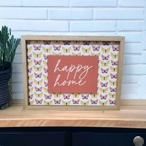 Rustic Butterfly Wall Décor 9x12 NWOT